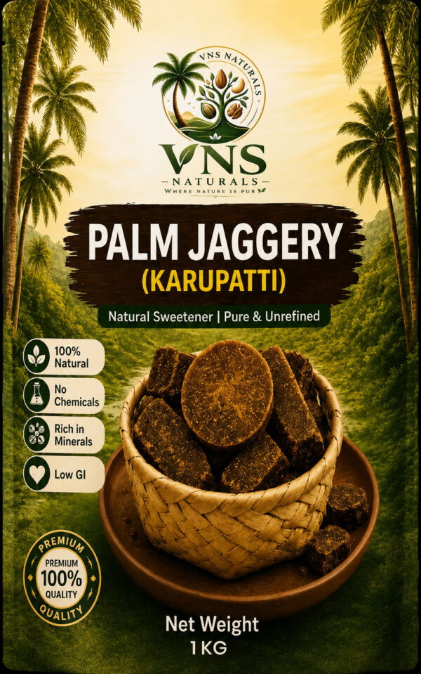PALM JAGGERY (KARUPATTI) 1 KG